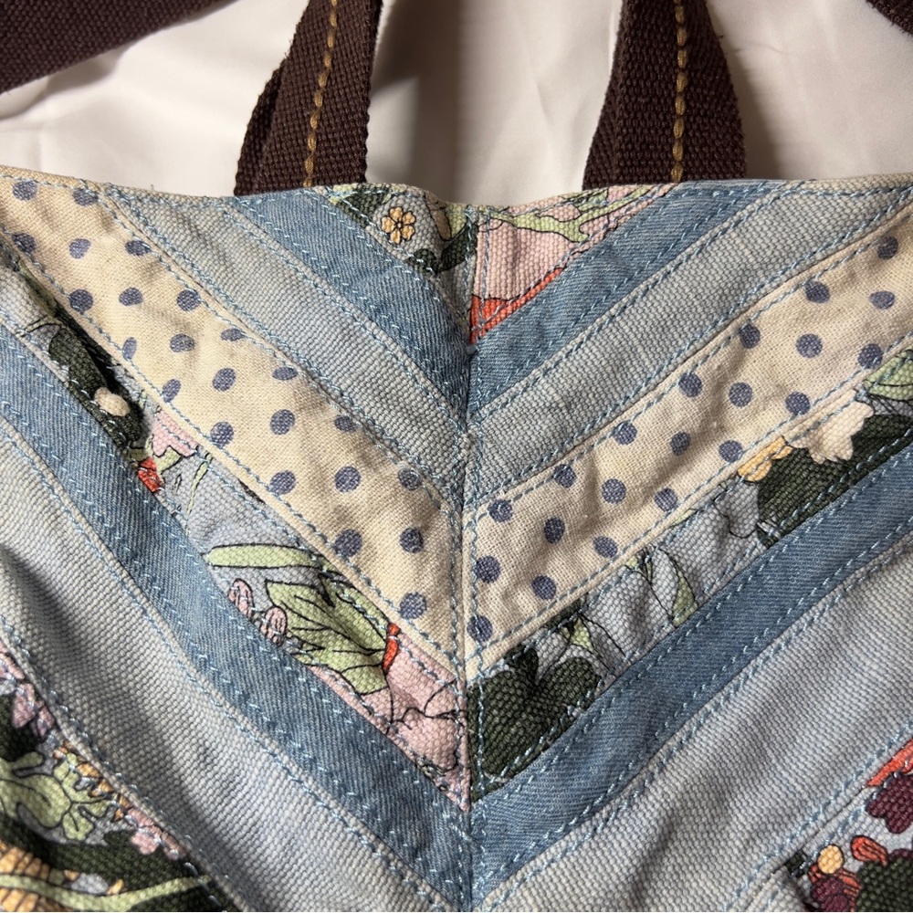 Sakroots Multicolor Chevron Patchwork Bag - image 7